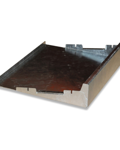 Guard cap walkable f/idler unit floor conveyor